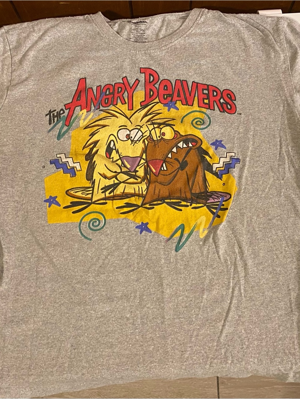 Angry Beavers Graphic Tee - Gray